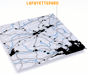 3d view of Lafayette Park