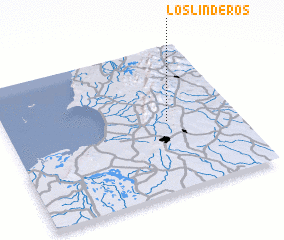 3d view of Los Linderos