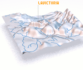 3d view of La Victoria