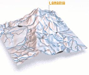 3d view of La María