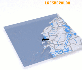 3d view of La Esmeralda