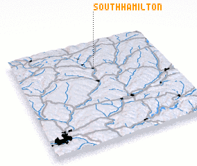 3d view of South Hamilton