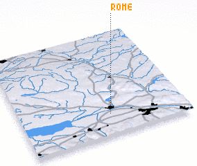 3d view of Rome