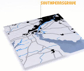 3d view of South Penns Grove