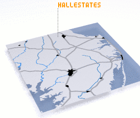 3d view of Hall Estates