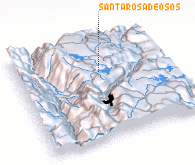 3d view of Santa Rosa de Osos