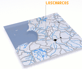 3d view of Los Charcos