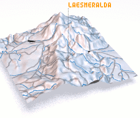 3d view of La Esmeralda