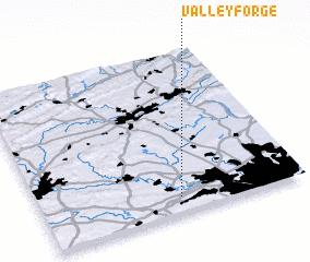 3d view of Valley Forge