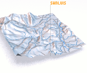 3d view of San Luis