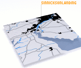 3d view of Sinnickson Landing