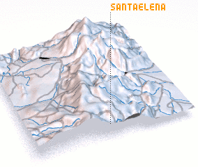 3d view of Santa Elena