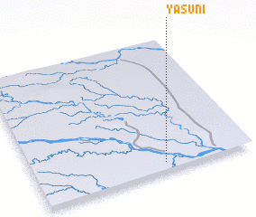 3d view of Yasuní