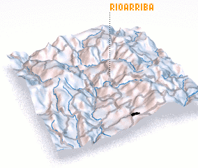 3d view of Río Arriba