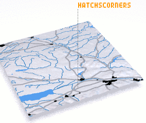 3d view of Hatchs Corners