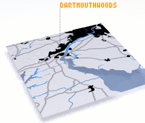 3d view of Dartmouth Woods