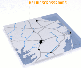 3d view of Melvins Crossroads