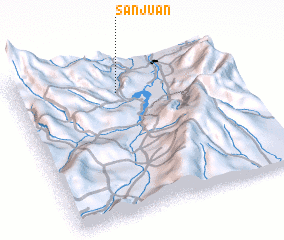 3d view of San Juan