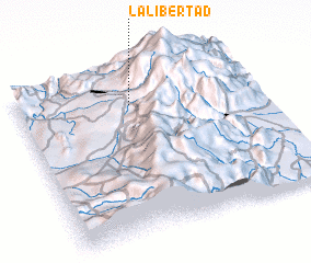 3d view of La Libertad