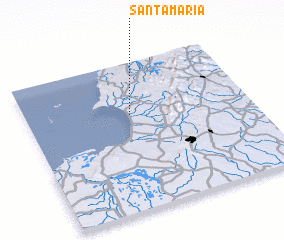 3d view of Santa María