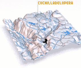 3d view of Cuchilla de Lopera