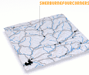 3d view of Sherburne Four Corners