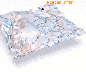 3d view of Pampa Alegre