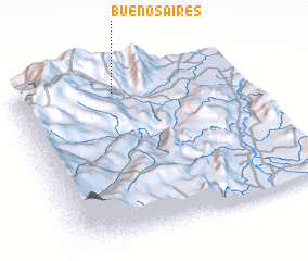 3d view of Buenos Aires