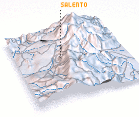 3d view of Salento