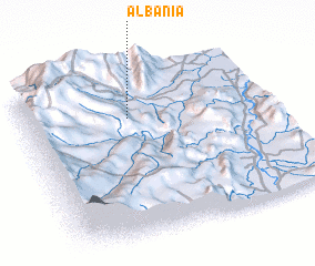 3d view of Albania