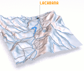 3d view of La Cabaña