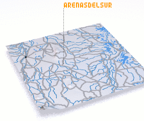 3d view of Arenas del Sur