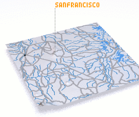 3d view of San Francisco