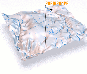 3d view of Paria Pampa