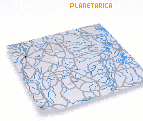 3d view of Planeta Rica