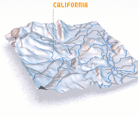 3d view of California