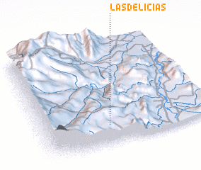 3d view of Las Delicias