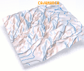 3d view of Cajamarca