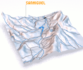 3d view of San Miguel