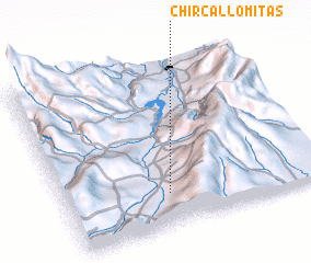 3d view of Chircal Lomitas