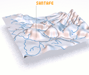 3d view of Santa Fe