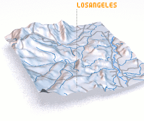 3d view of Los Angeles