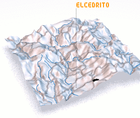 3d view of El Cedrito