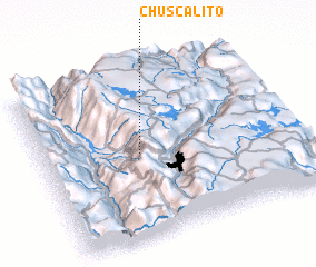 3d view of Chuscalito