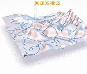 3d view of Buenos Aires