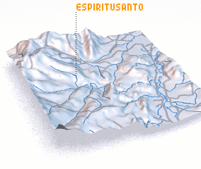 3d view of Espíritu Santo