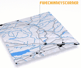 3d view of Five Chimneys Corner