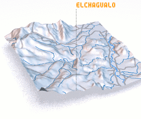 3d view of El Chagualo