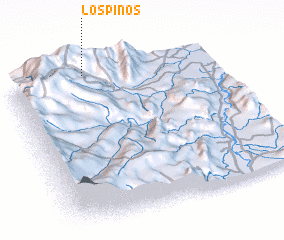 3d view of Los Pinos