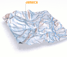 3d view of Jamaica